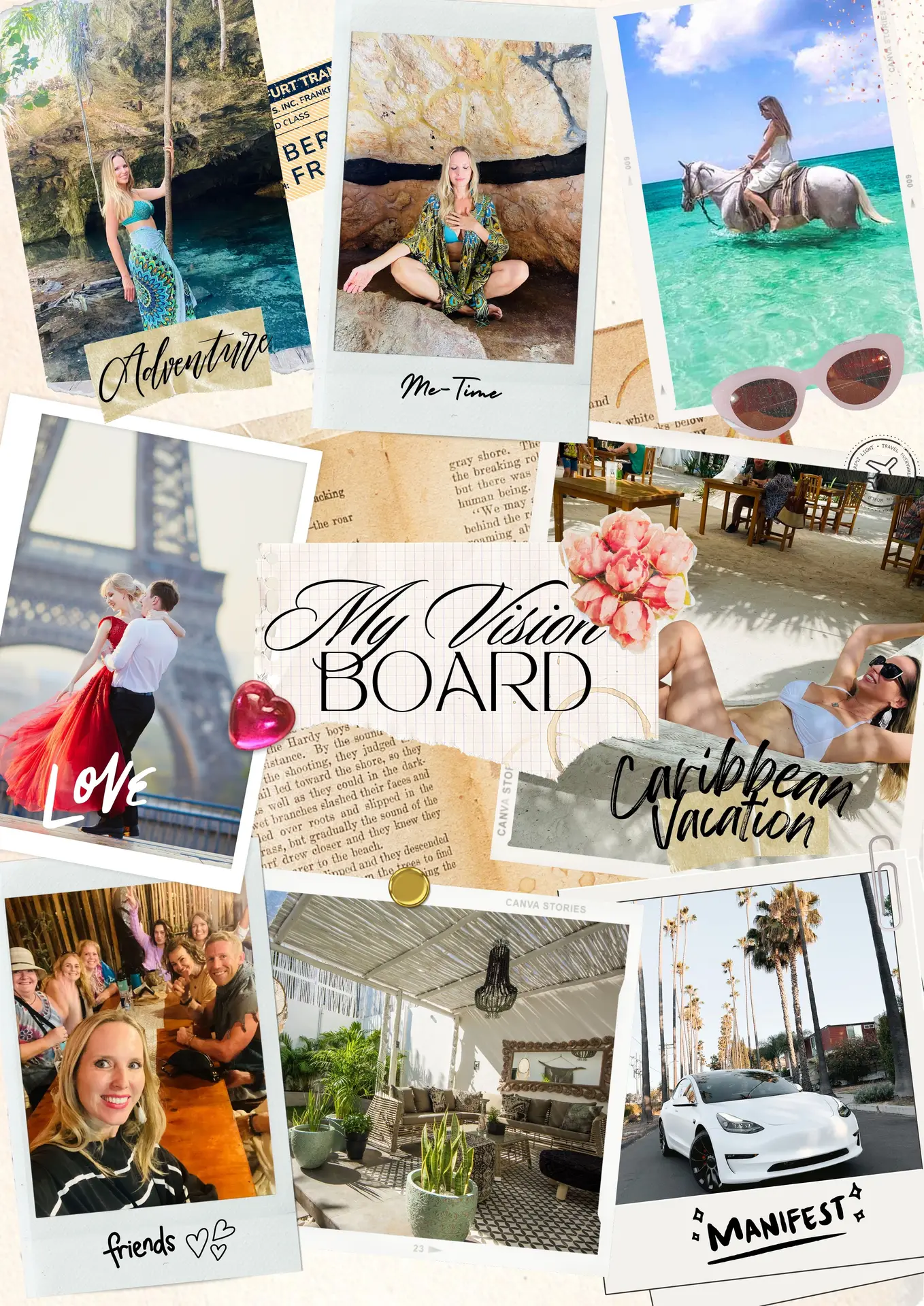 Divia Retreats – Dream Life Manifestation Beach Retreat Manufestation vision board